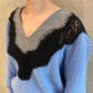 MIRACLE LACE VNECK KNIT【25AW】　