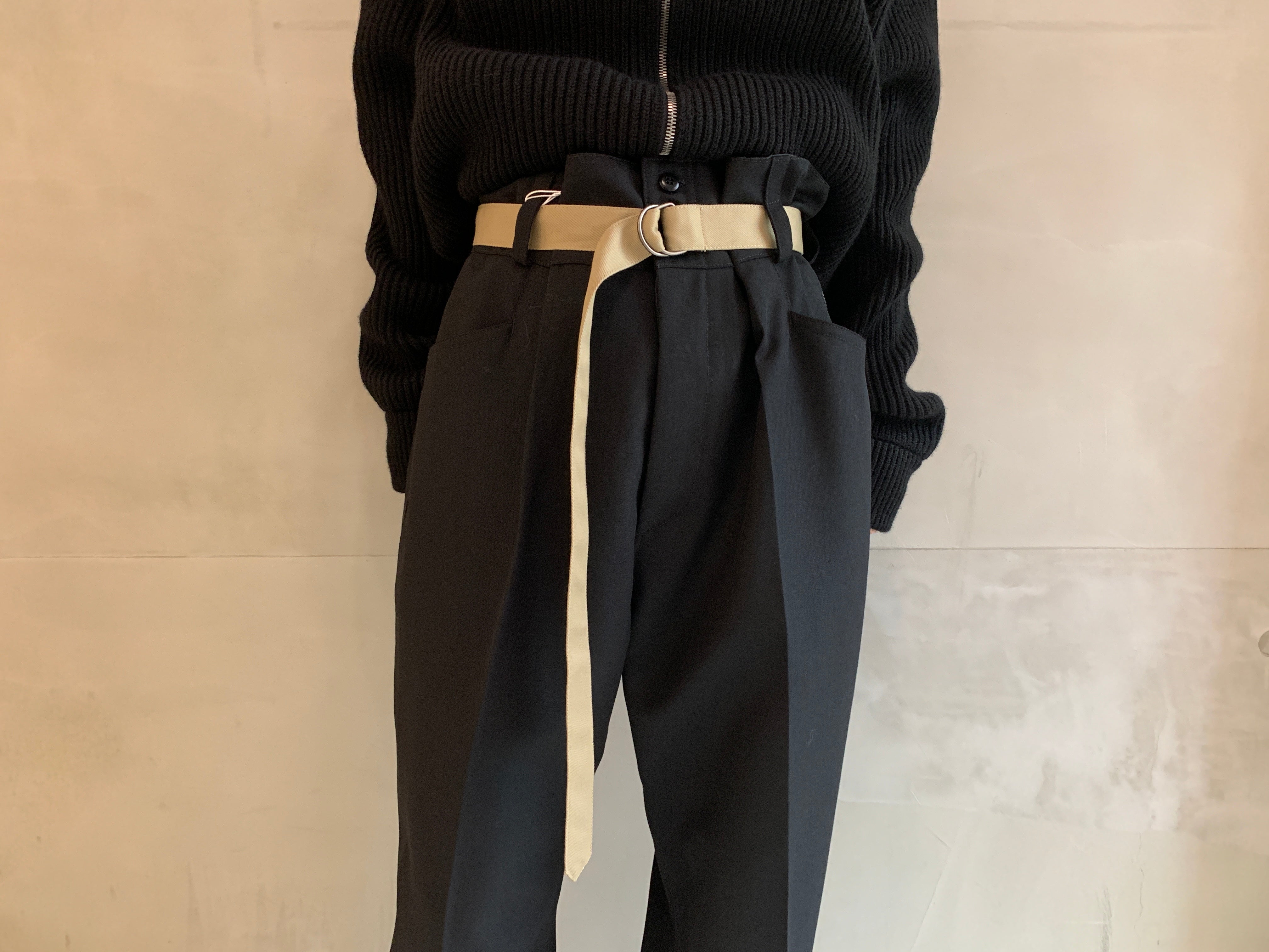 ベルト付ウールパンツ｜MAISON MARGIELA（メゾン マルジェラ）通販