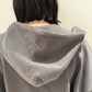 LOGO OVERSIZED ZIP-UP HOODIE【25AW】