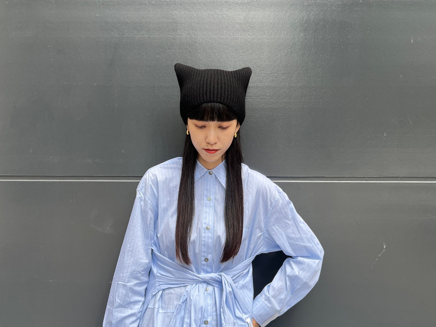 ニットスカーフハット【25AW】
