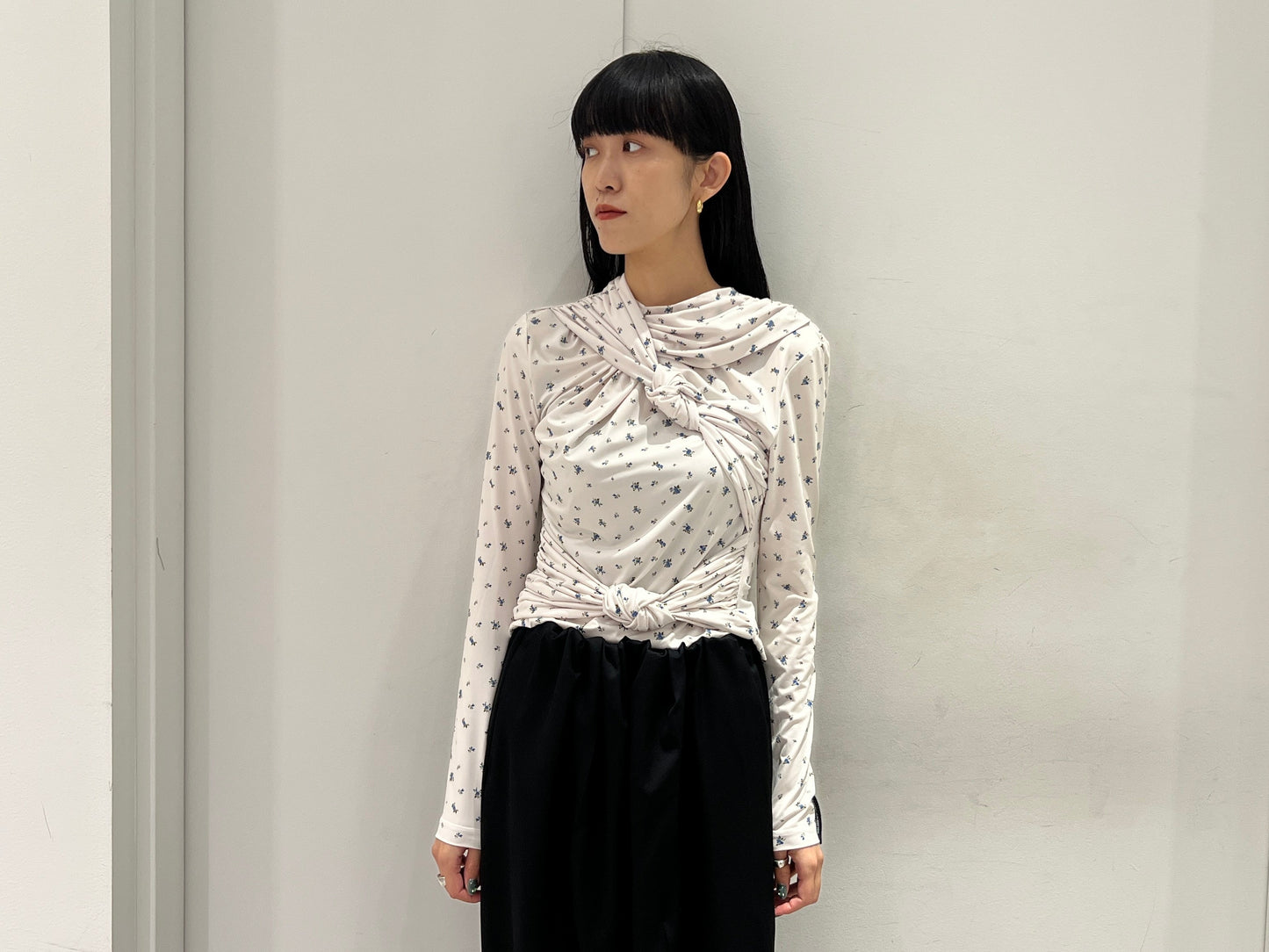 KNOTTED JERSEY TOP【25AW】