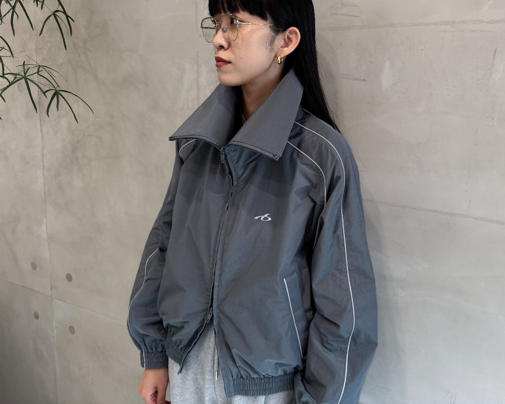 High Collar Tracksuit Jacket