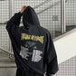PANDAEMONAEON OVERSIZED ZIP-UP HOODIE【25AW】