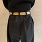 ベルト付ウールパンツ【25AW】