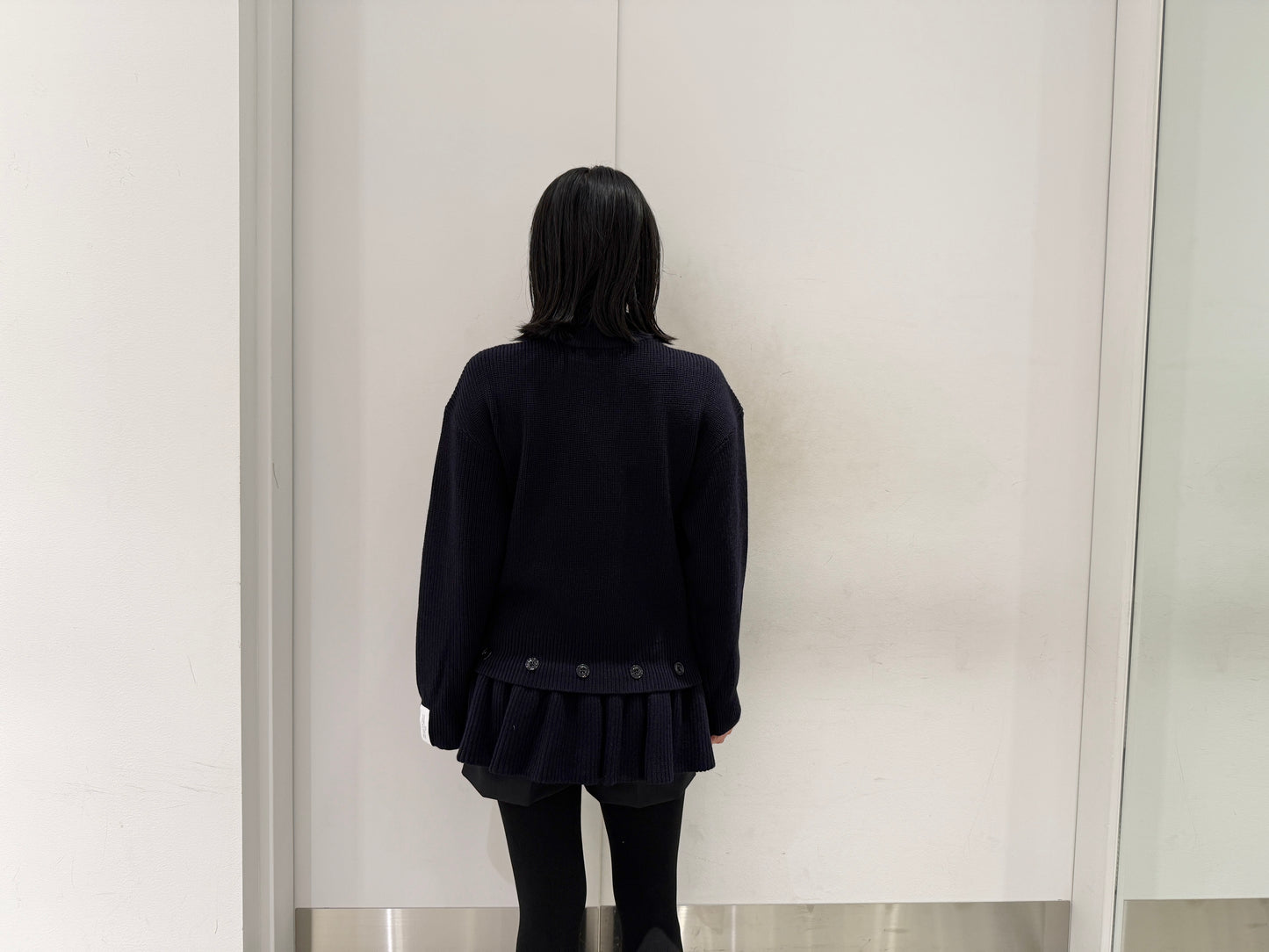 DETACHABLE PEPLUM KNIT【25AW】