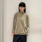high neck pullover long sleeves knit【25AW】
