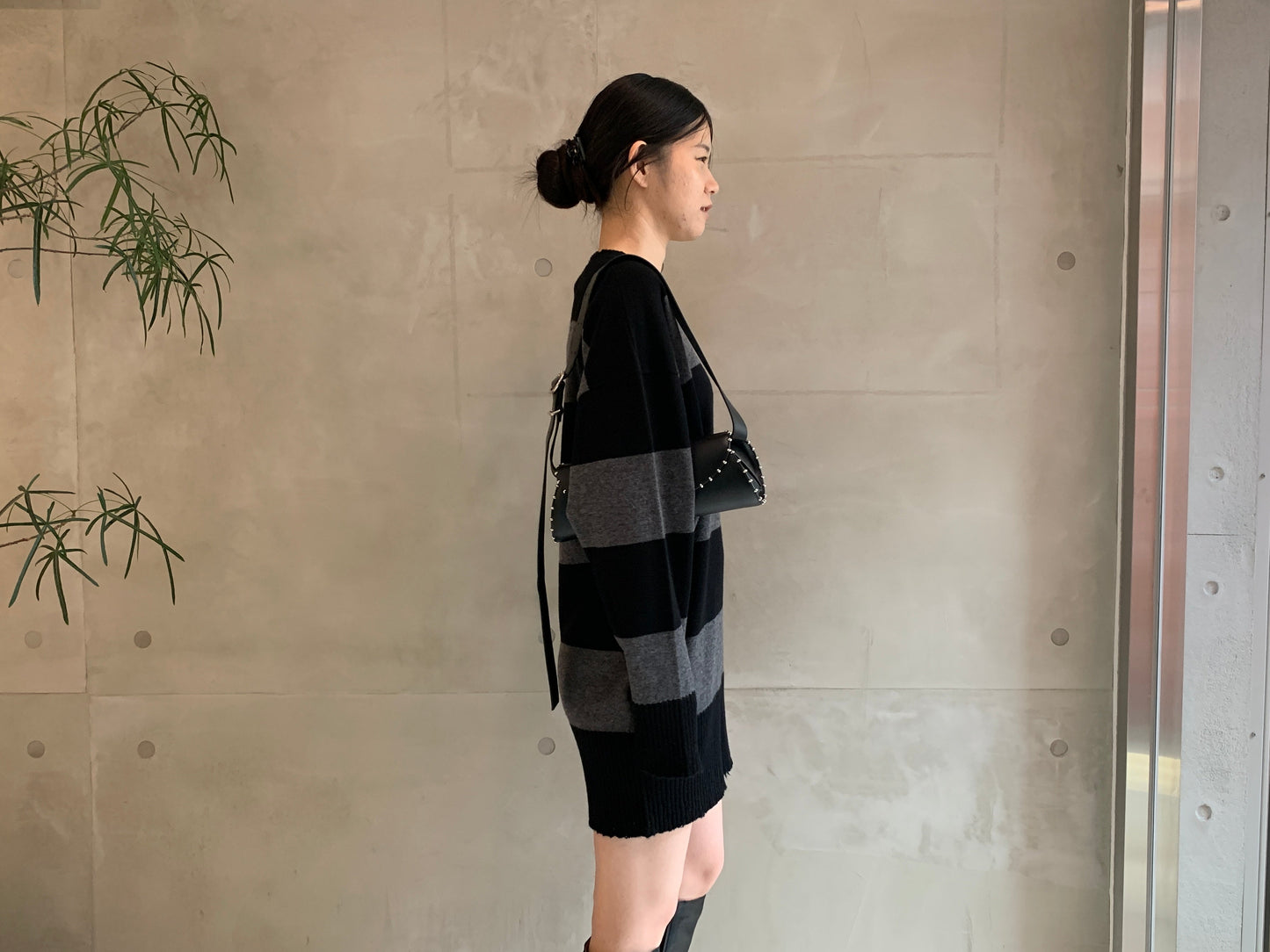 SPORTY STRIPE DRESS【25AW】
