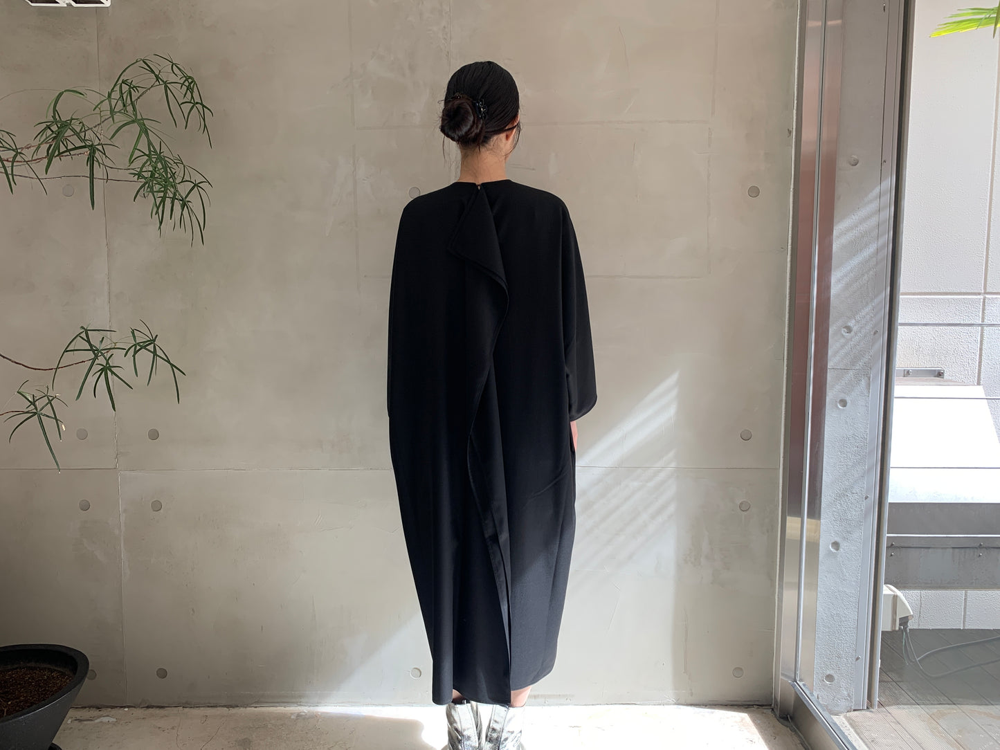 back drap dress　【25AW】