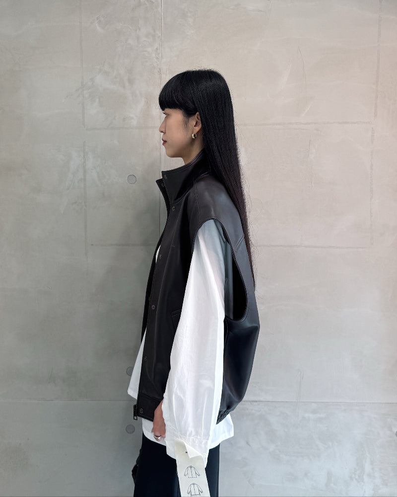 Sleeveless Blouson