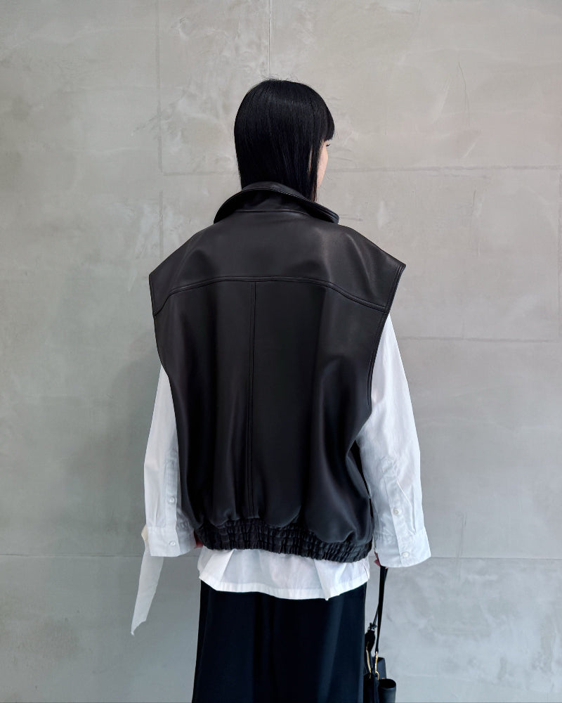Sleeveless Blouson