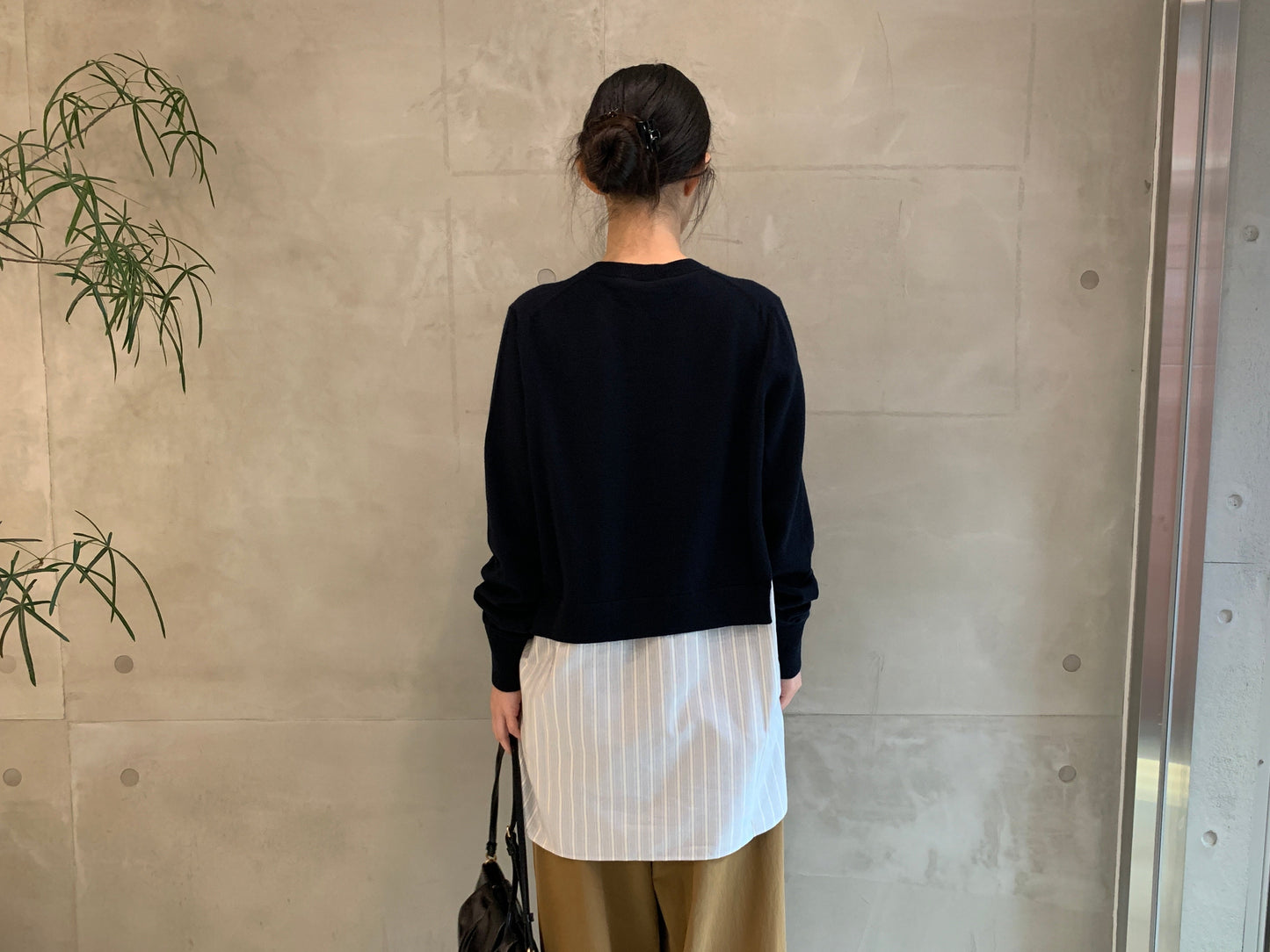 KNIT AND FABRIC CARDIGAN【25AW】