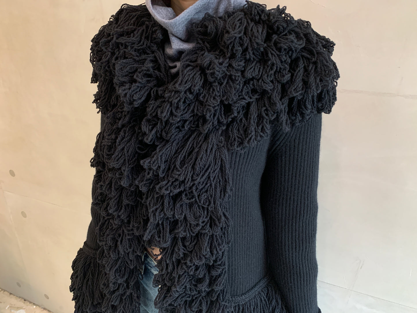 FRINGED EDGE CARDIGAN【25AW】