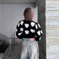 Heart Pattern Sweater【24AW】