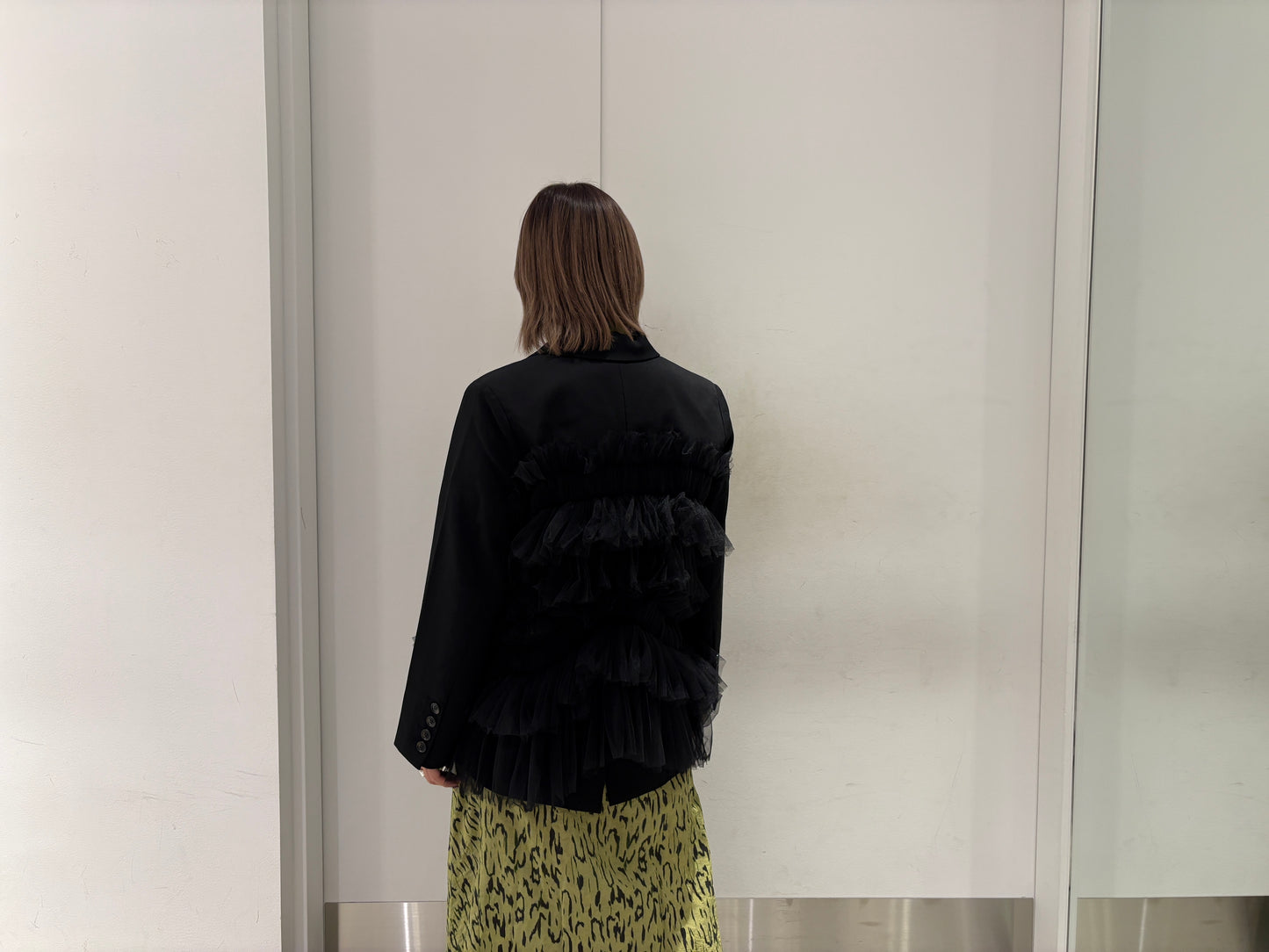 Gathered Tulle Blazer【24AW】