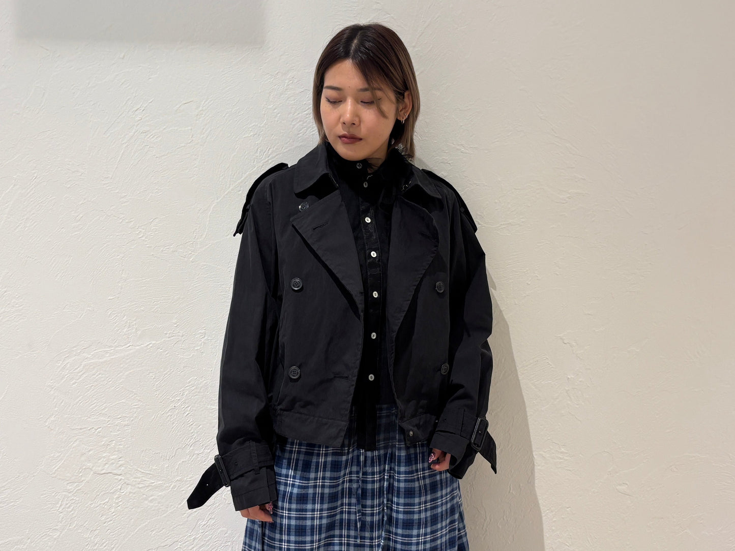 QUIET MILITARY SHORT TRENCH【24AW】