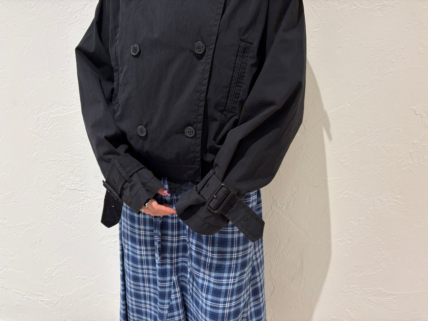 QUIET MILITARY SHORT TRENCH【24AW】