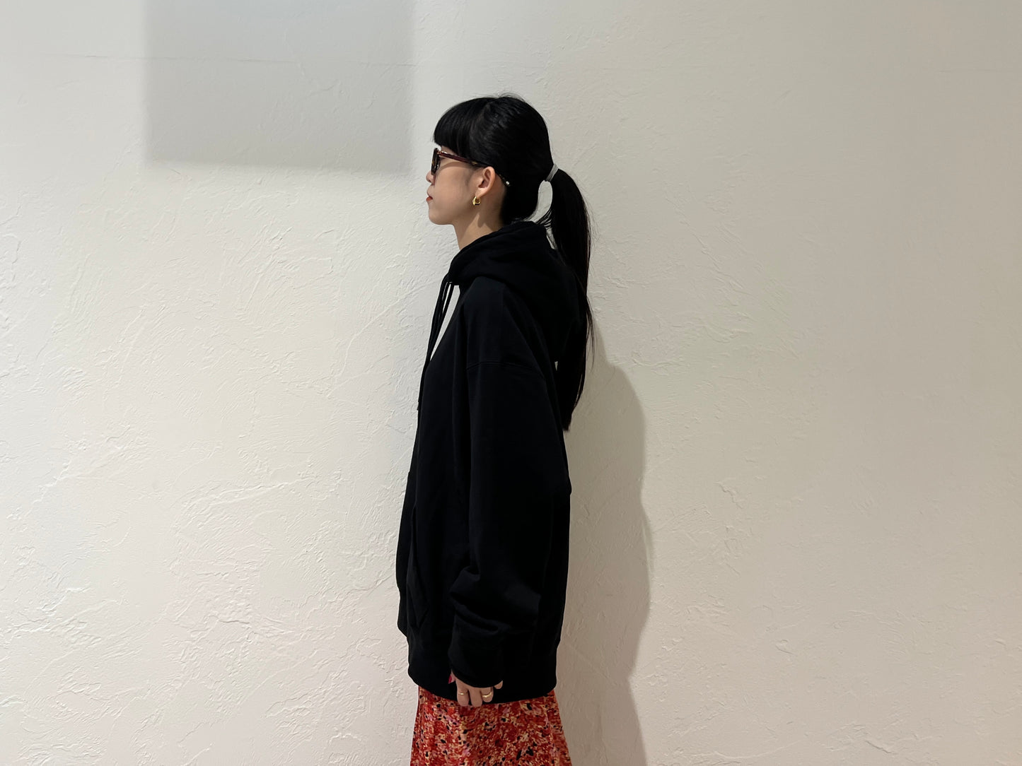 SWEAT STACKED HOODIE【24AW】