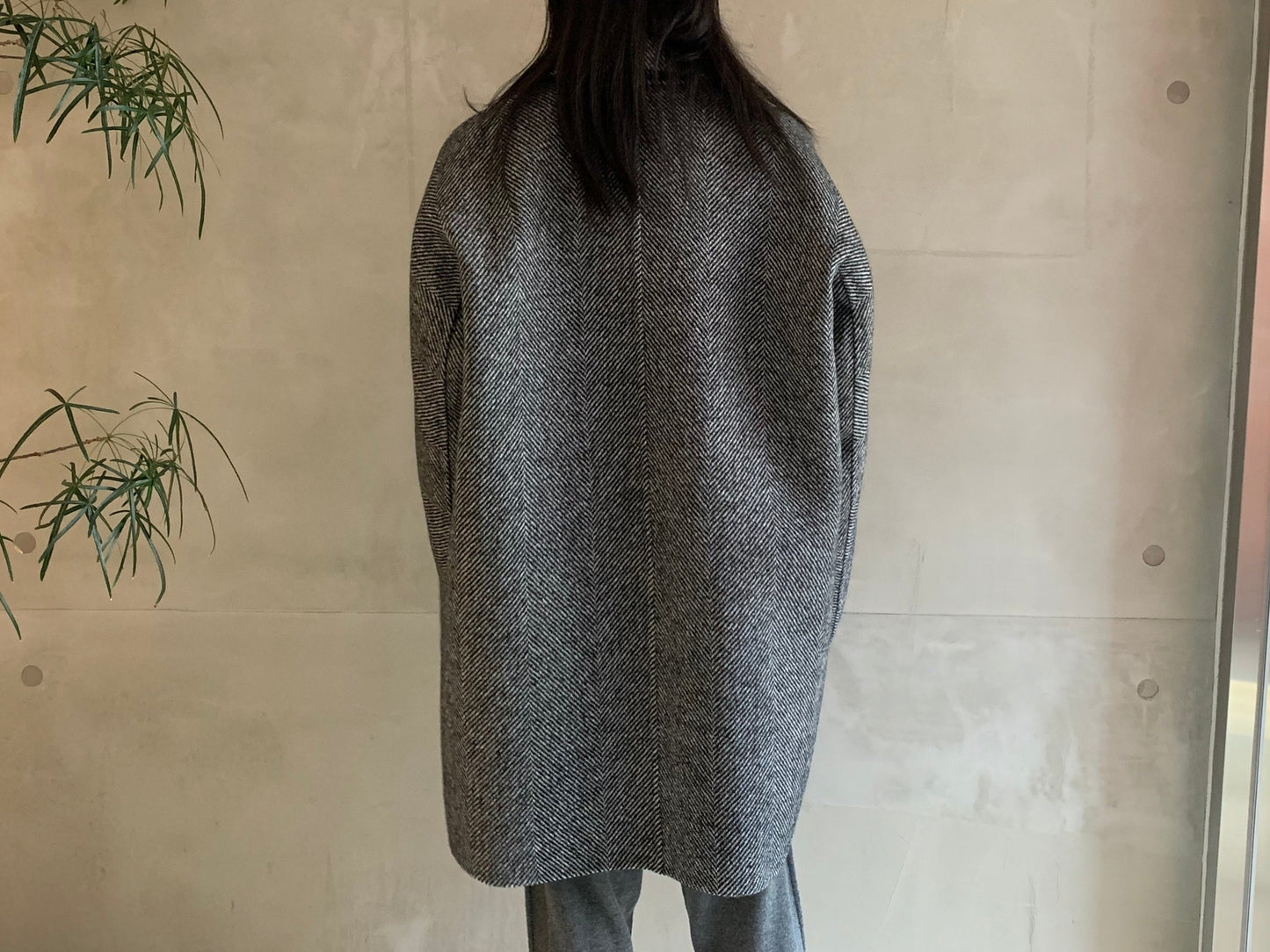 ウールステンカラーコート【24AW】