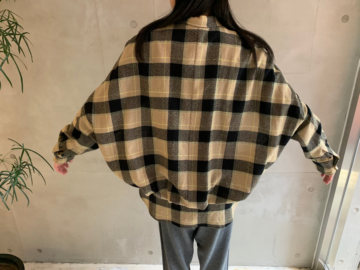 CHECK CAPE SHIRT【24AW】