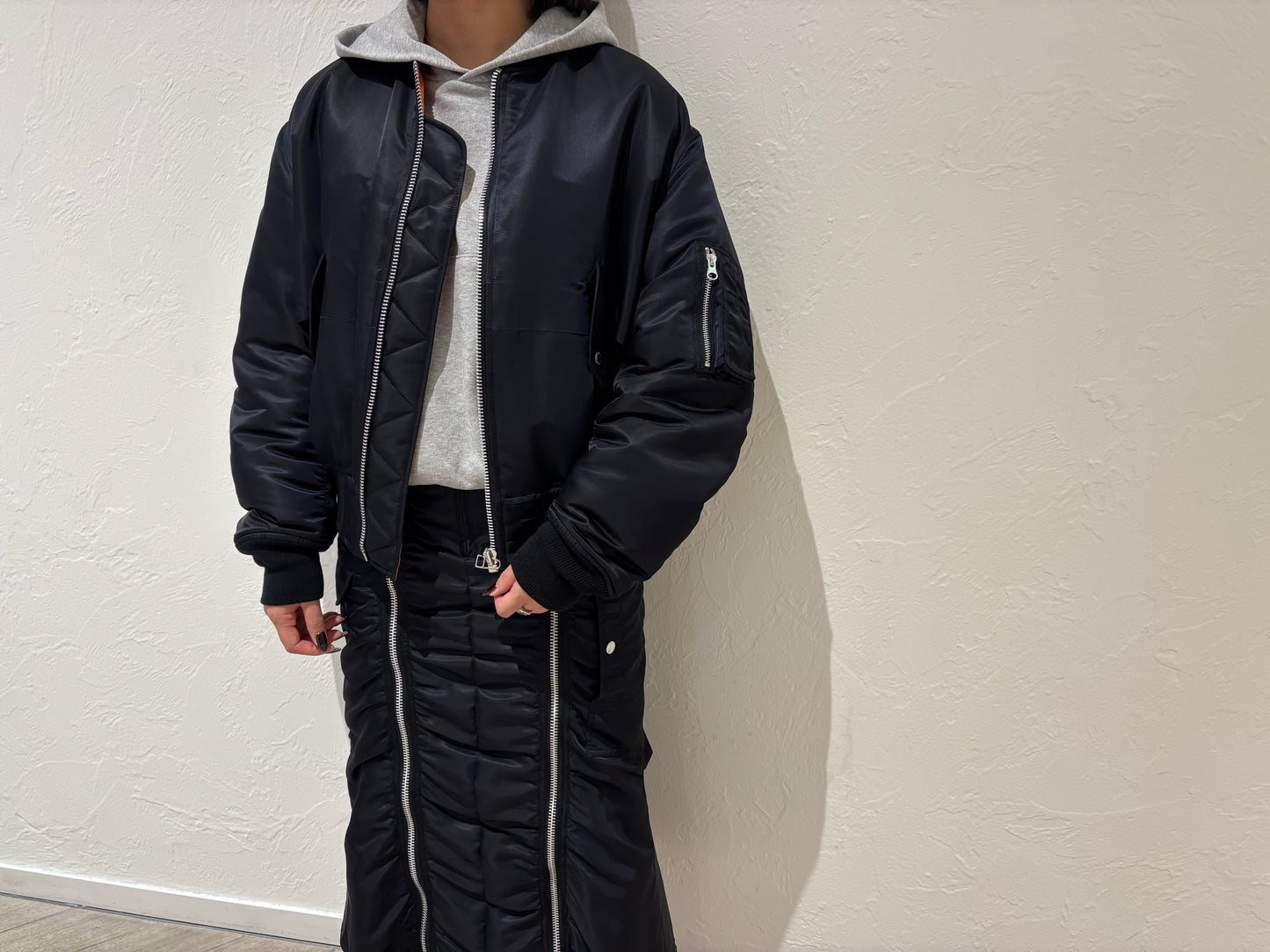 NYLON BOMBER JACKET【24AW】