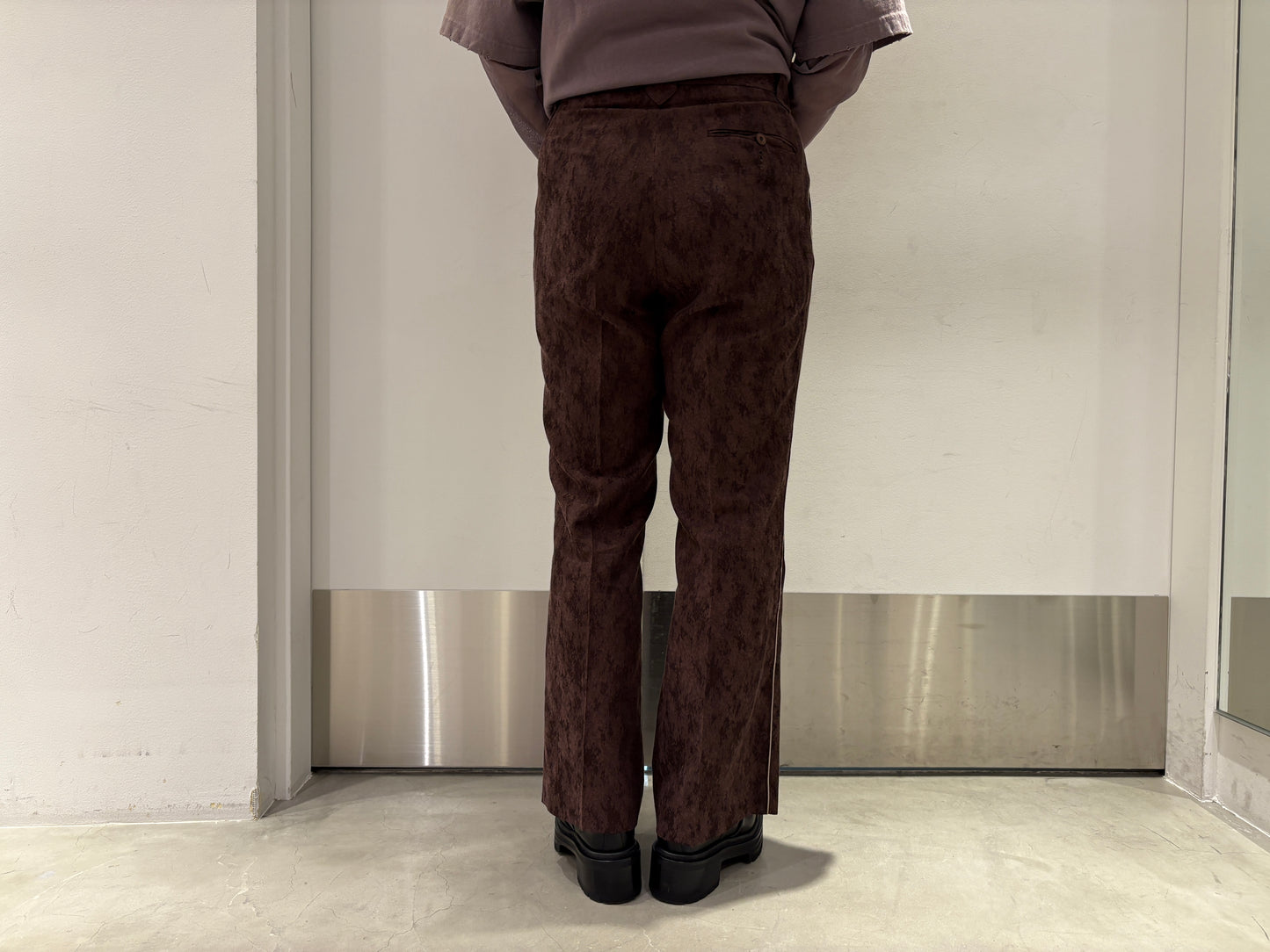 MISTY JACQUARD WESTERN SLACKS【25SS】