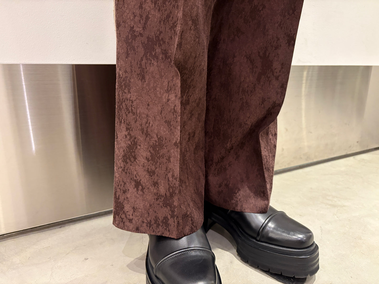 MISTY JACQUARD WESTERN SLACKS【25SS】