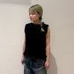 PLEATED SLEEVELESS TOP【25SS】