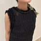 PLEATED SLEEVELESS TOP【25SS】
