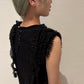 PLEATED SLEEVELESS TOP【25SS】