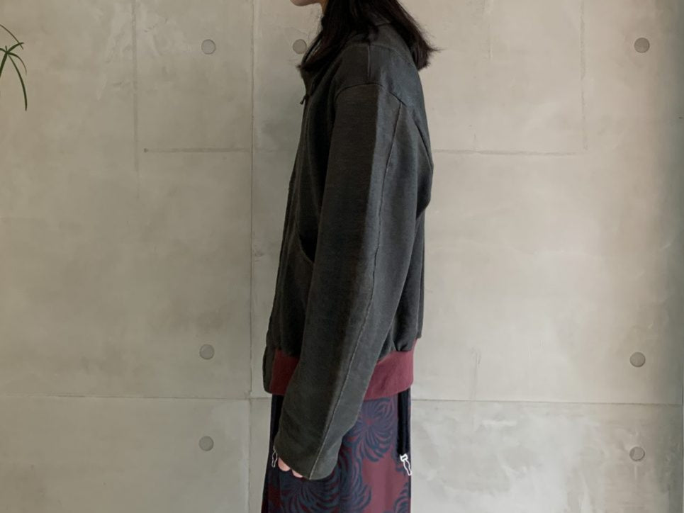 CRACK TERRY BLOUSON【25AW】
