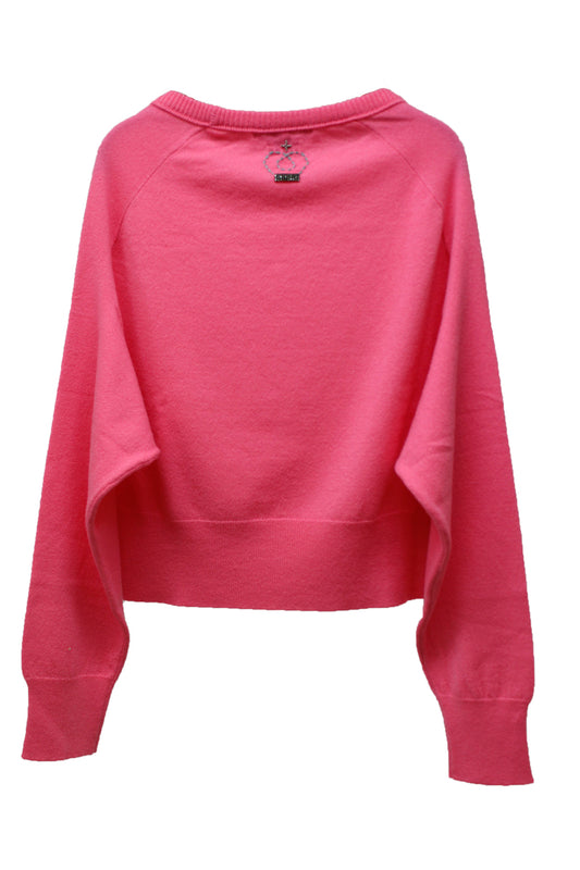 ドルマンスリーブショートニット