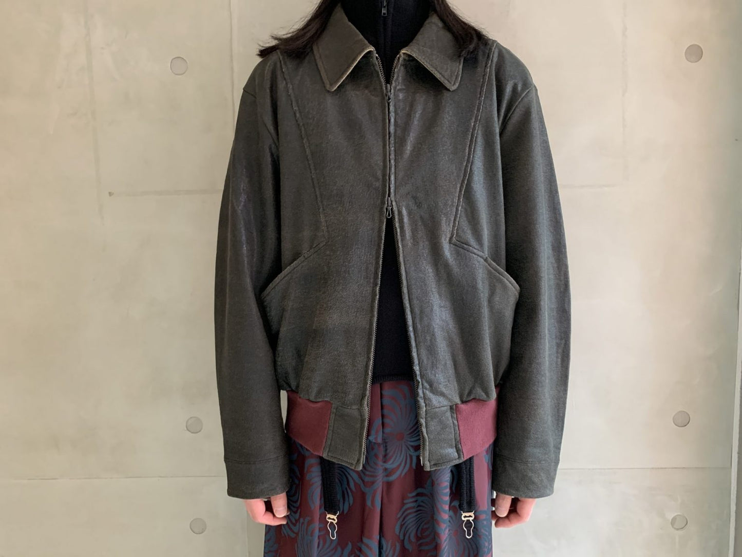 CRACK TERRY BLOUSON【25AW】