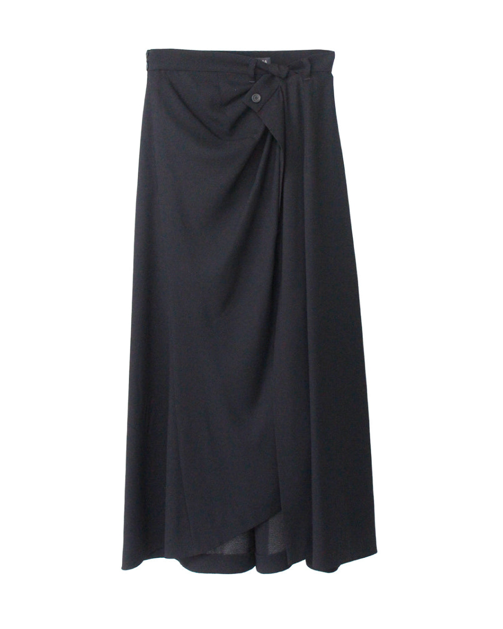 Draped Tailored Skirt