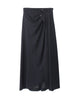 Draped Tailored Skirt