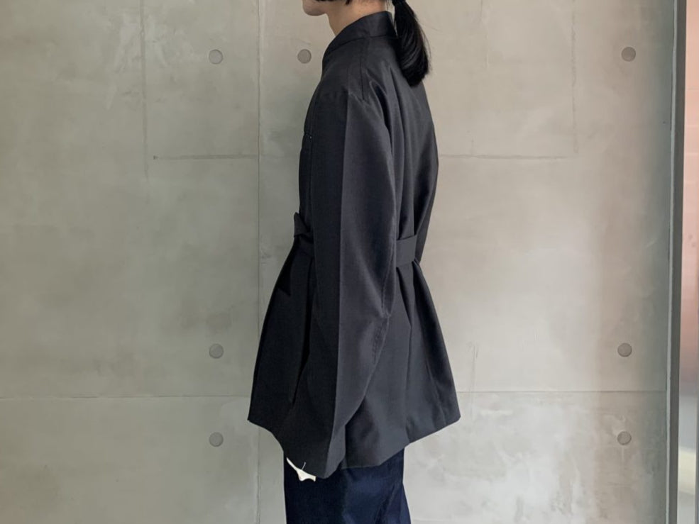 NO LAPEL ORIGAMI JACKET GABARDINE【25AW】