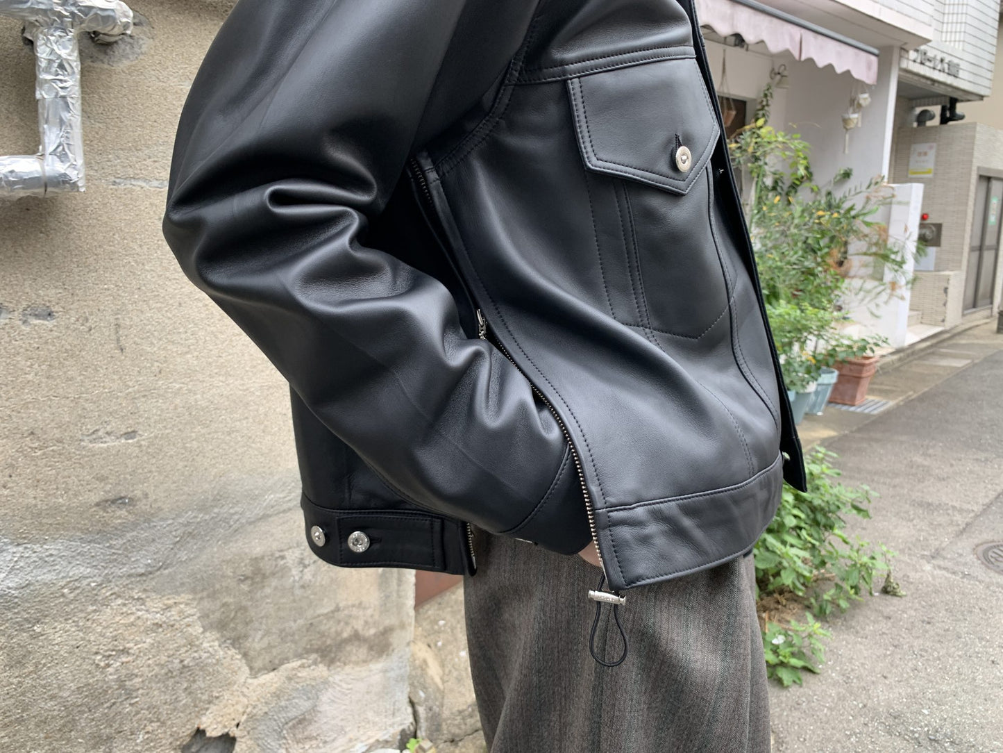 DENIM JACKET LEATHER【25AW】