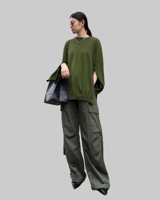 SAFARI PANTS COTTON CASHMERE(UNISEX)