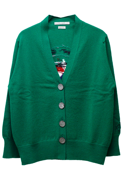 バックインディアンカーディガン