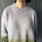 MOHAIR LOGOクルーニット